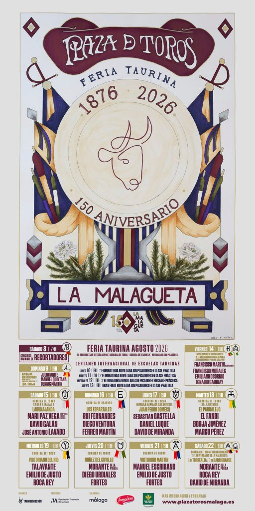 CARTEL MALAGA FERIA AGOSTO 2026